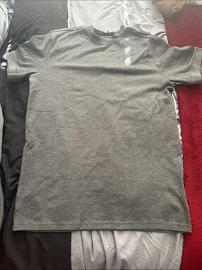 Men's Grey Crewneck Short Sleeve Tee